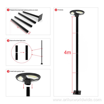 Factory direct 4m Garden road light pole